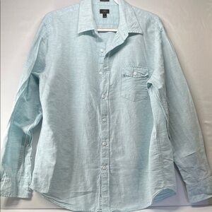 J. Crew Light Blue Casual Button Down Shirt